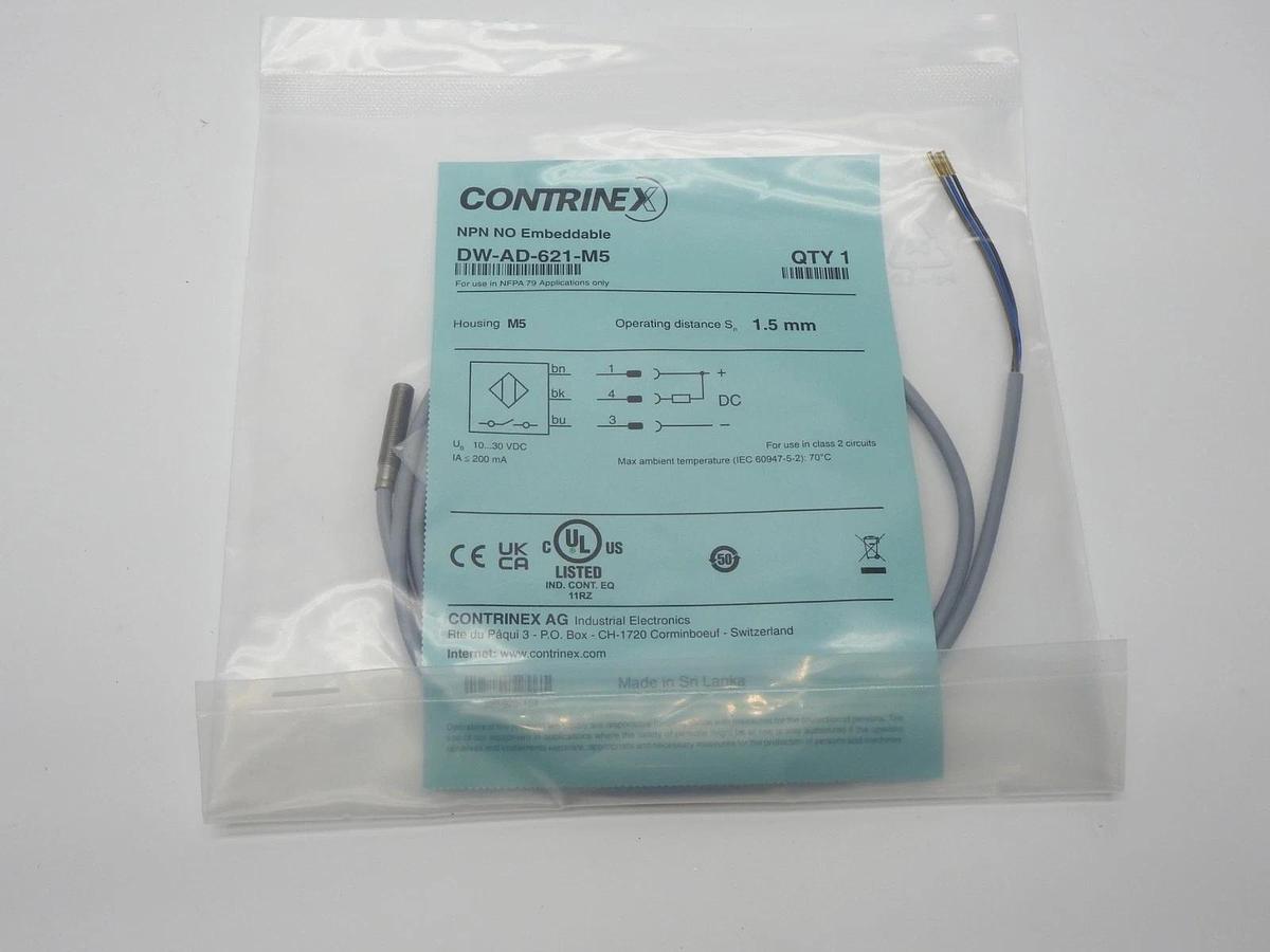 OEM Contrinex DW-AD-621-M5 Miniature Inductive Sensor MFGD DWAD621M5 *GENUINE*