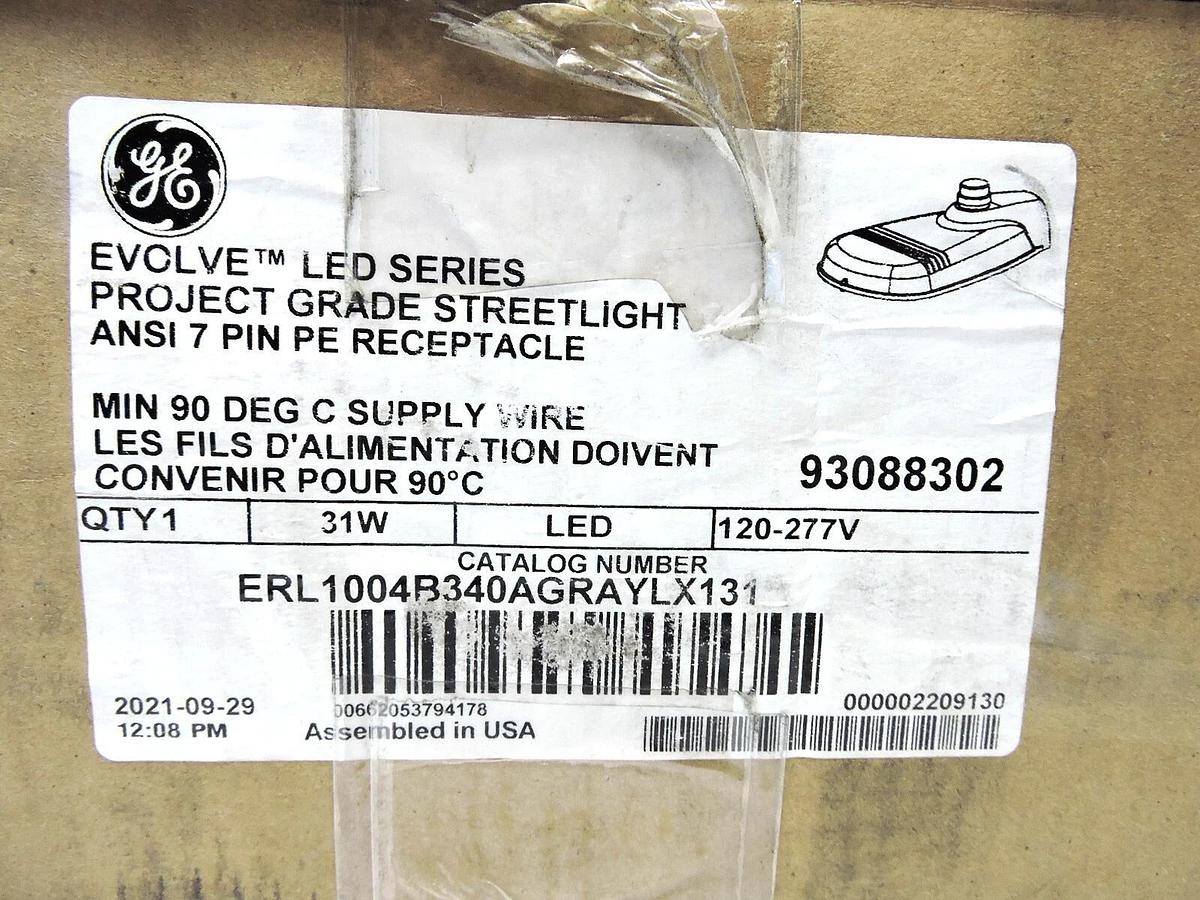 GE LED Roadway Light, 54W, 4200 lm ERL1004B340AGRAY - NOB NEW!
