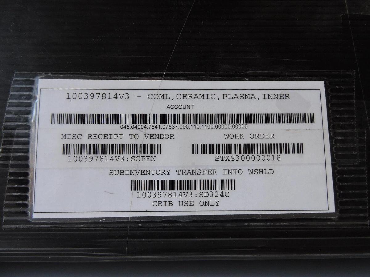 NXE Plasma Bowl COML, Ceramic, Plasma, Inner 100397814 V3