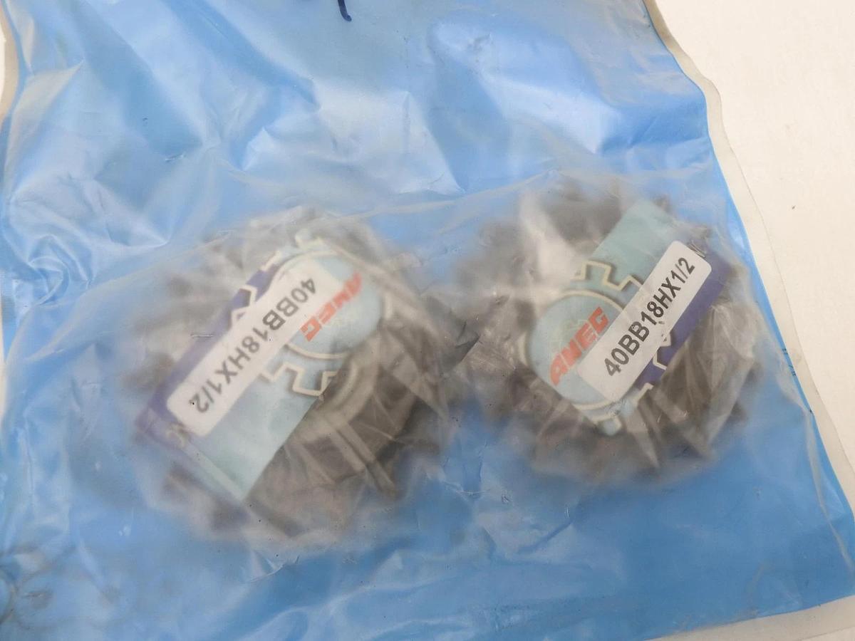 2 p/k AMEC 40BB18H-1/2, BALL BEARING IDLER SPROCKET Martin - NEW