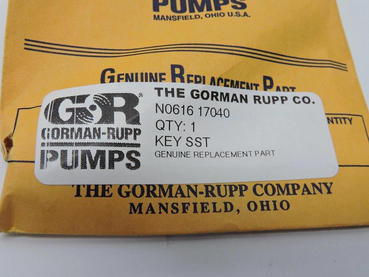 Gorman-Rupp N0616 17040 – Key SST - Genuine NEW!