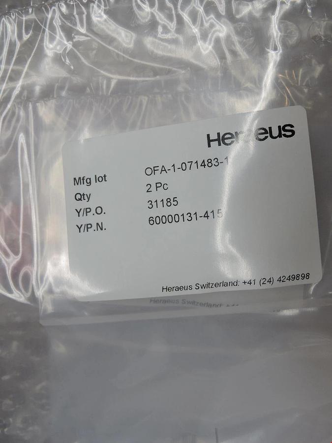 Heraeus Medical OFA-1-071483-1 60000131-415 (2102 pieces)