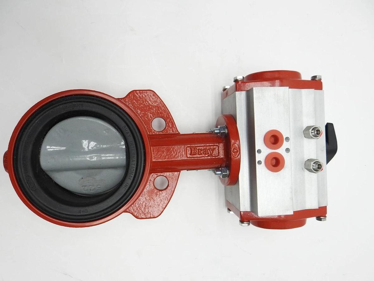 Bray Valves 92-0830-11320-532 Pneumatic Actuator w/ 4" Waferbody 300400-11010119