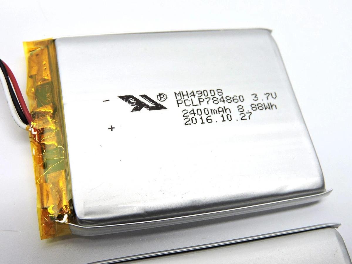 3.7V 2400mAh 8.88Wh Li-Polymer Lithium Polymer Tablet PC batteries (2 PACK)