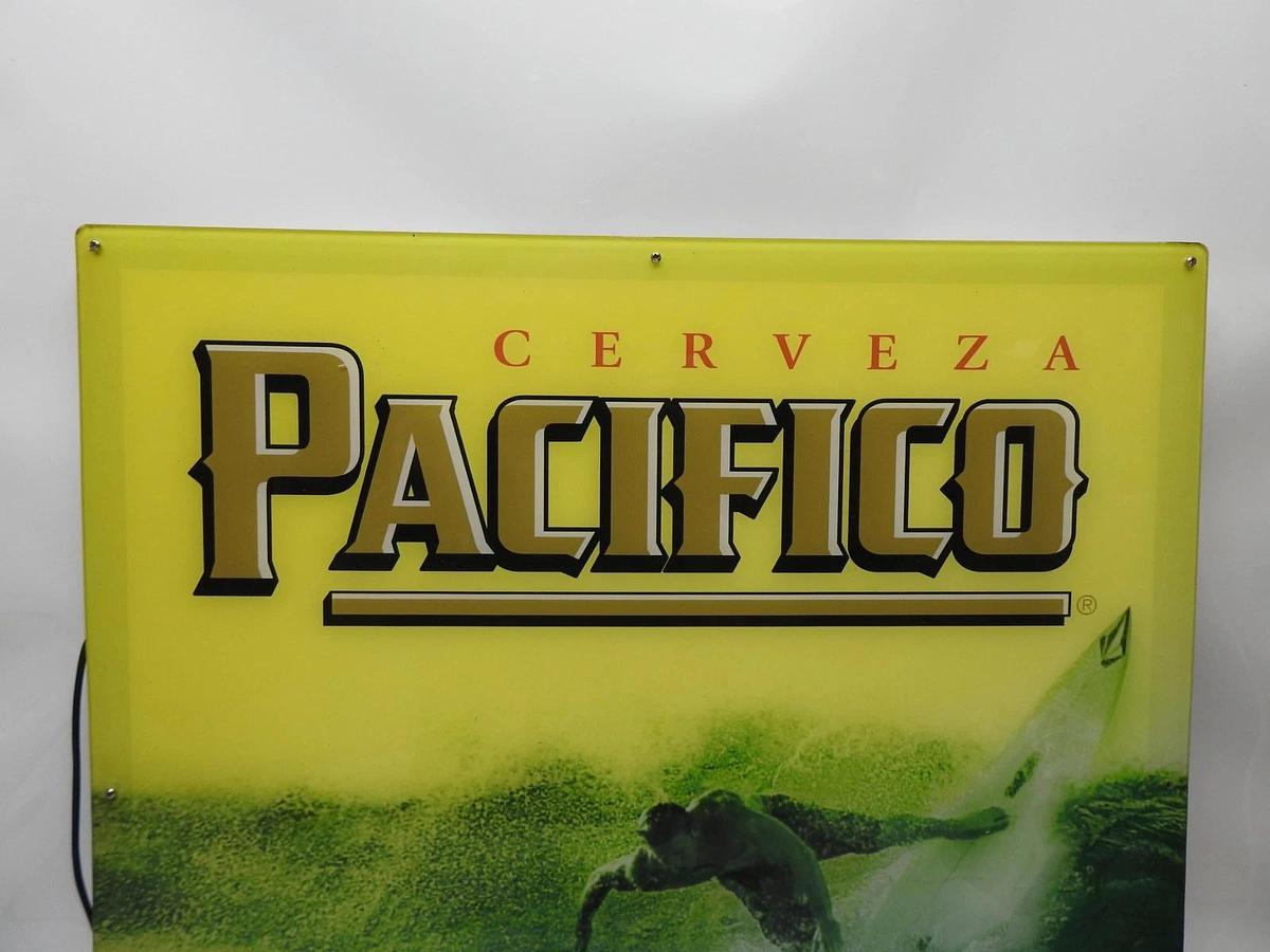 Cerveza Pacifico Surfing Beer Bar LED Neon Sign Light 22" x 22"