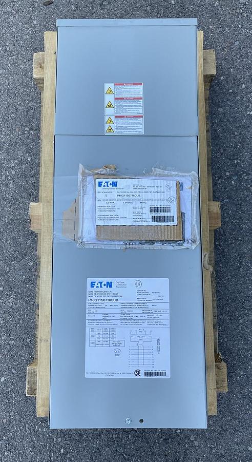 Eaton Mini Power Center 7.5 KVA 1 Phase 60 HZ P48G11S0718CUB - NEW