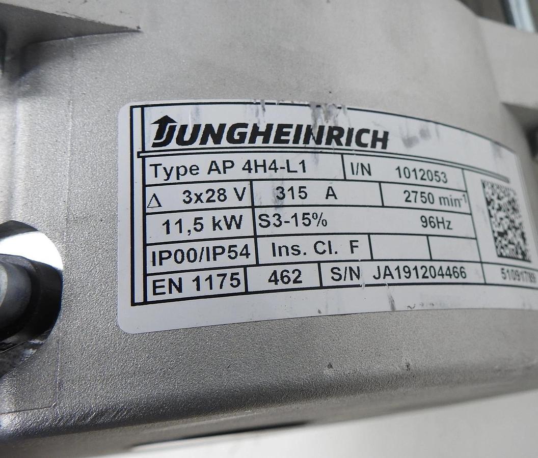 Jungheinrich AP 4H4-L1 Pump Drive Motor 3x28 V, 315 A, 96Hz - NEW BROKE PORT