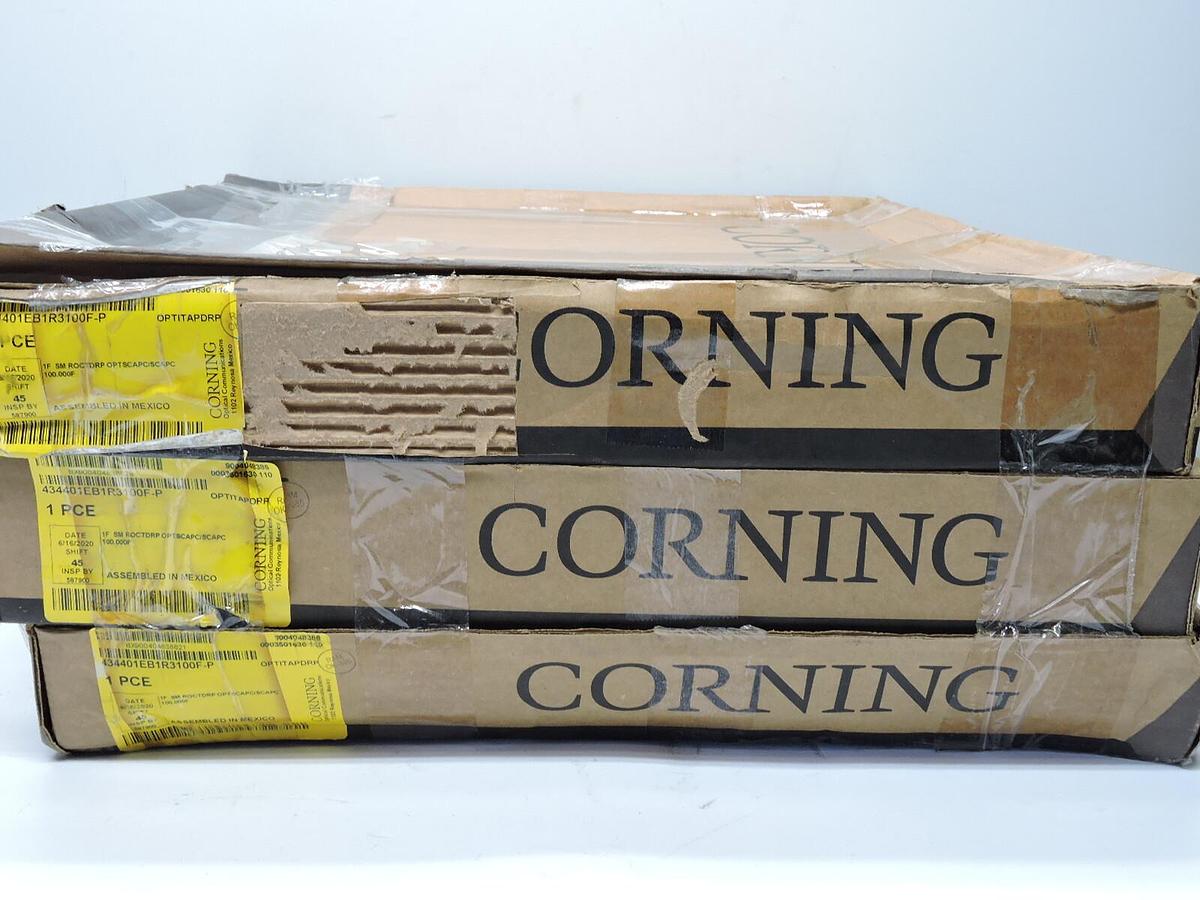 (Lot of 3) Corning 434401EB4R3100M 1F SM ROCTDRP OPTSCAPC/SCAPC (100 FT)