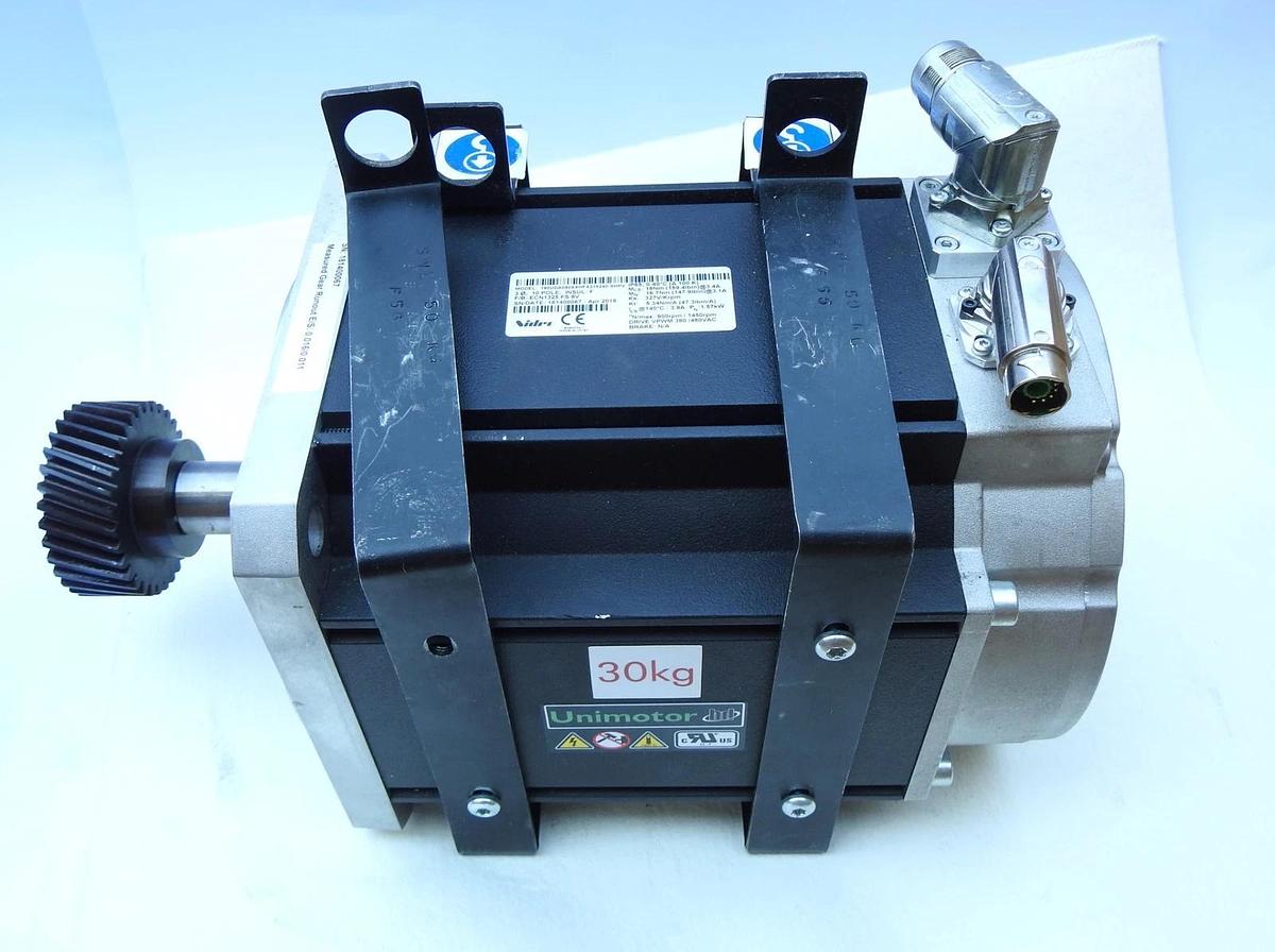 Nidec Unimotor 190 Servo Motor 190USA090XXHFX215240-SHPV 10 POLE VPWM 380/480VAC