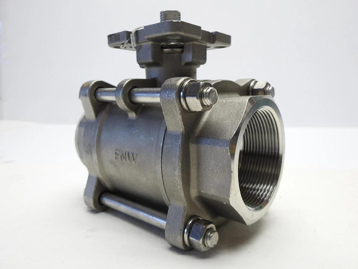 FNW 2" CF8M 1000CWP 2-Way Ball Valve NPT - NOB NEW!