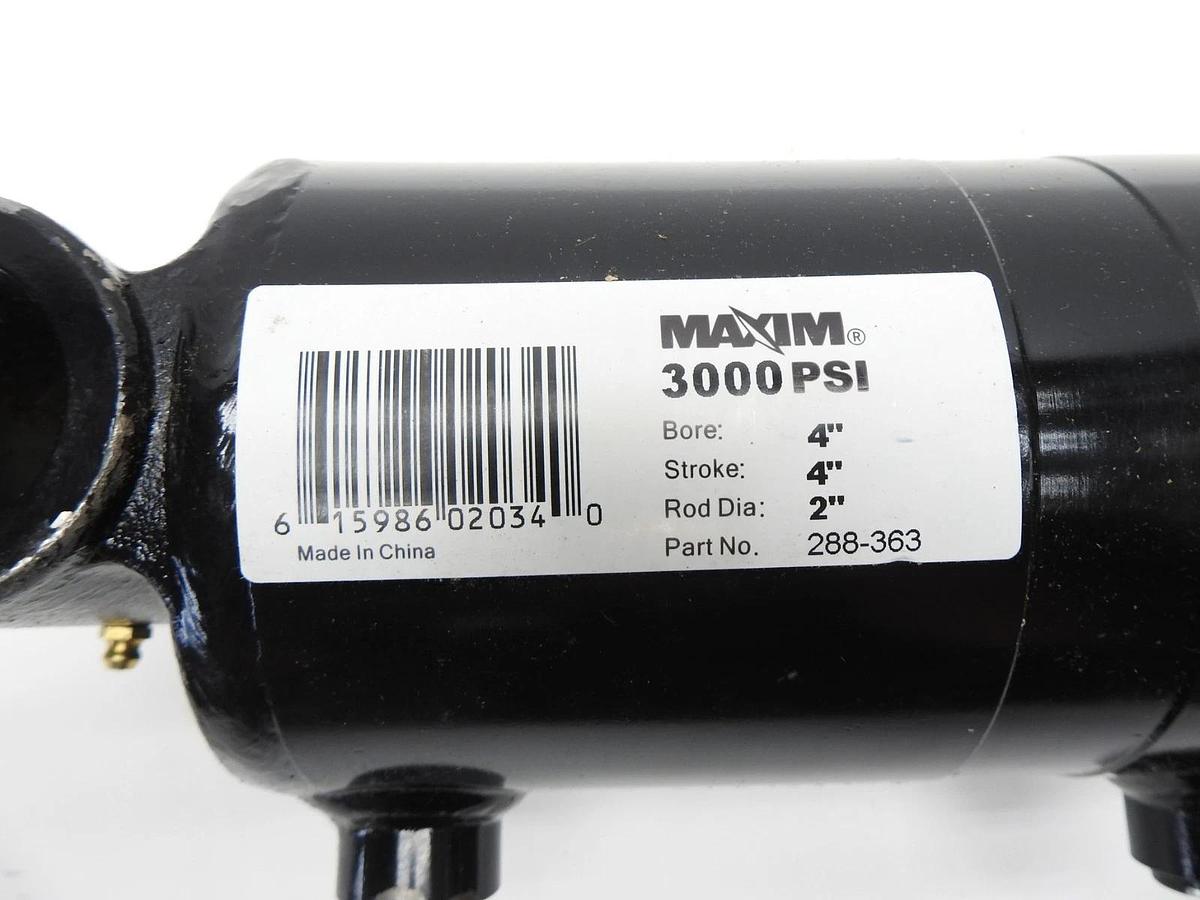 Maxim 288-363 Hydraulic Cylinder 4" Bore 4" Stroke - GENUINE NEW!