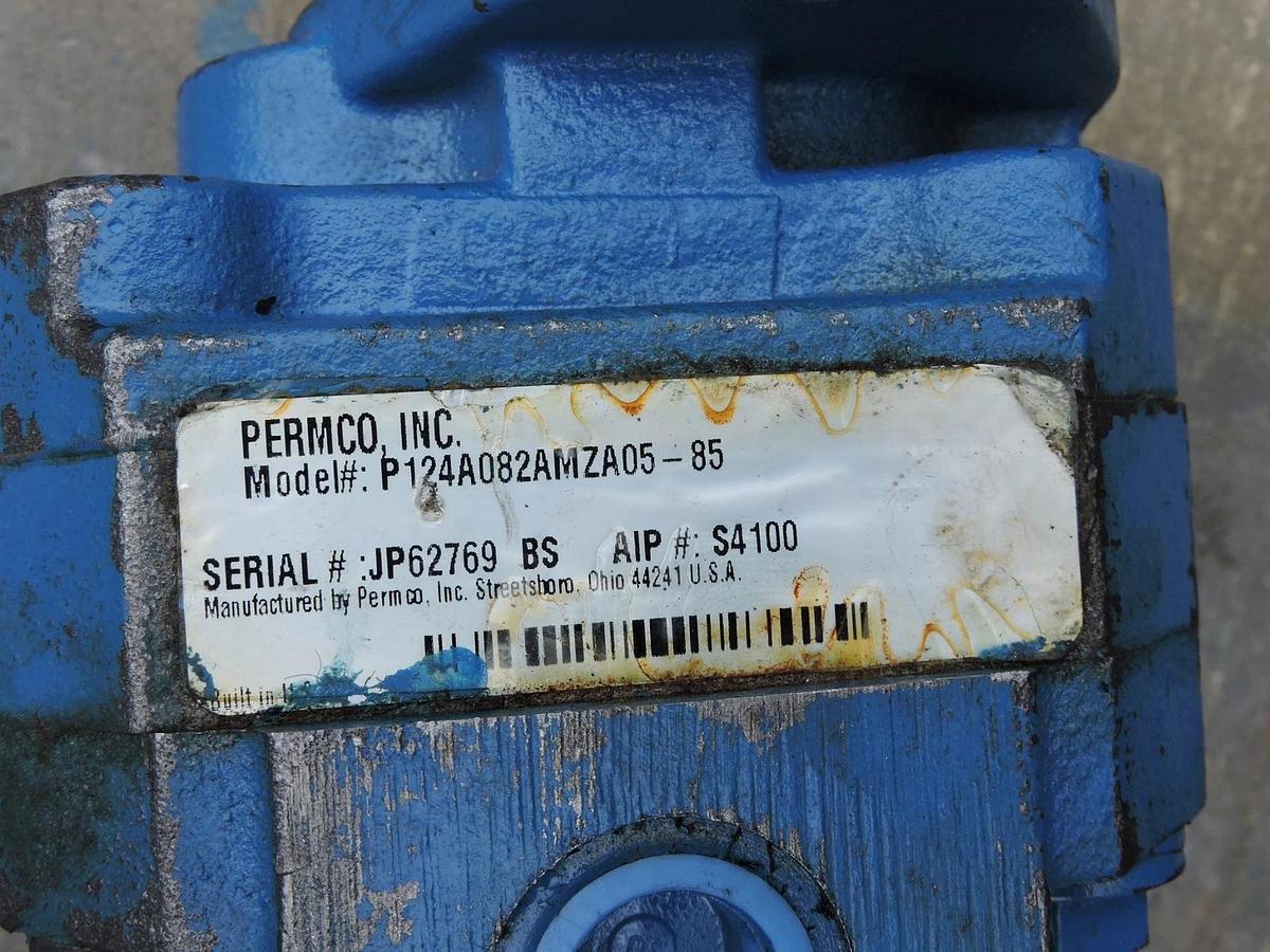 Permco P124 Series Hydraulic Pump Motor P124A082AMZA05-85 - NOB NEW!