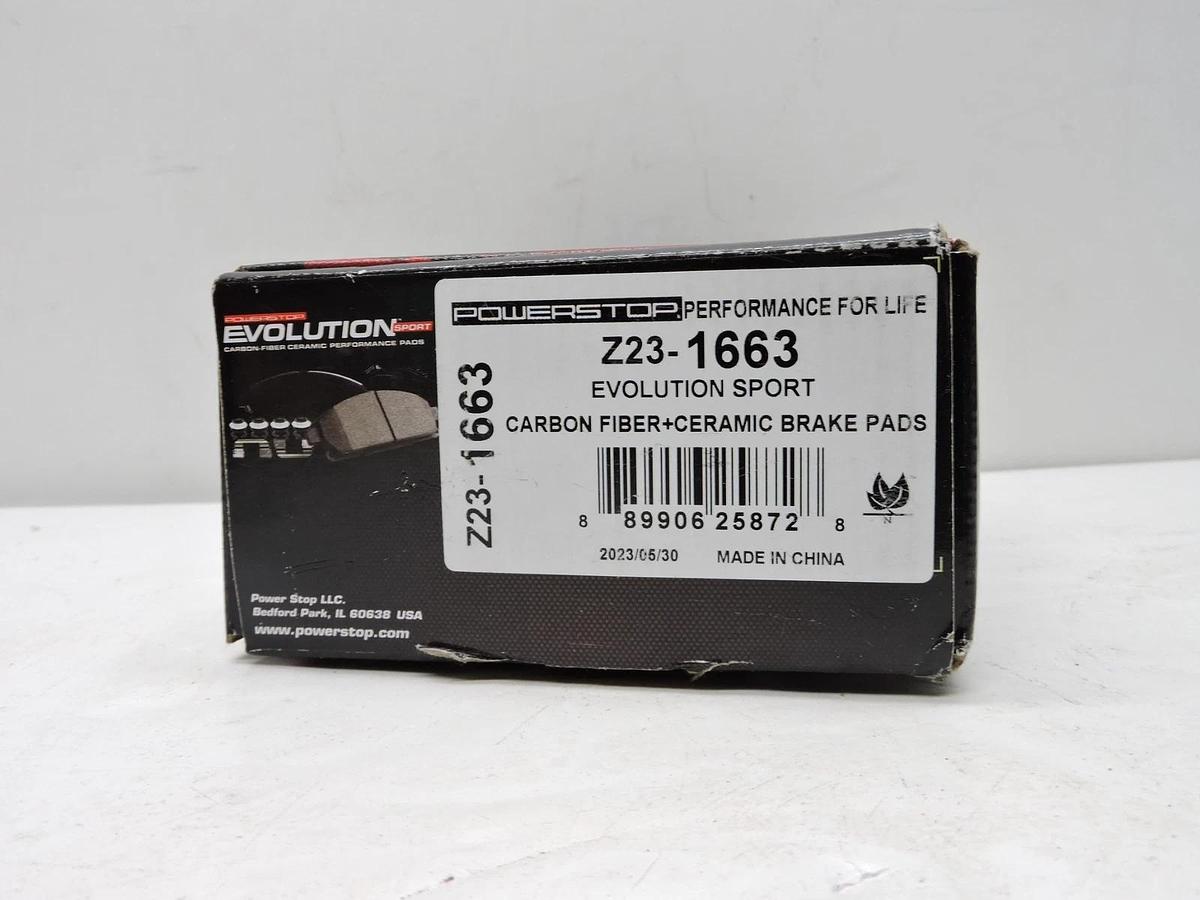 Power Stop Z23-1663 Front Z23 Evolution Sport Carbon Fiber 17-18 Audi A6 Front