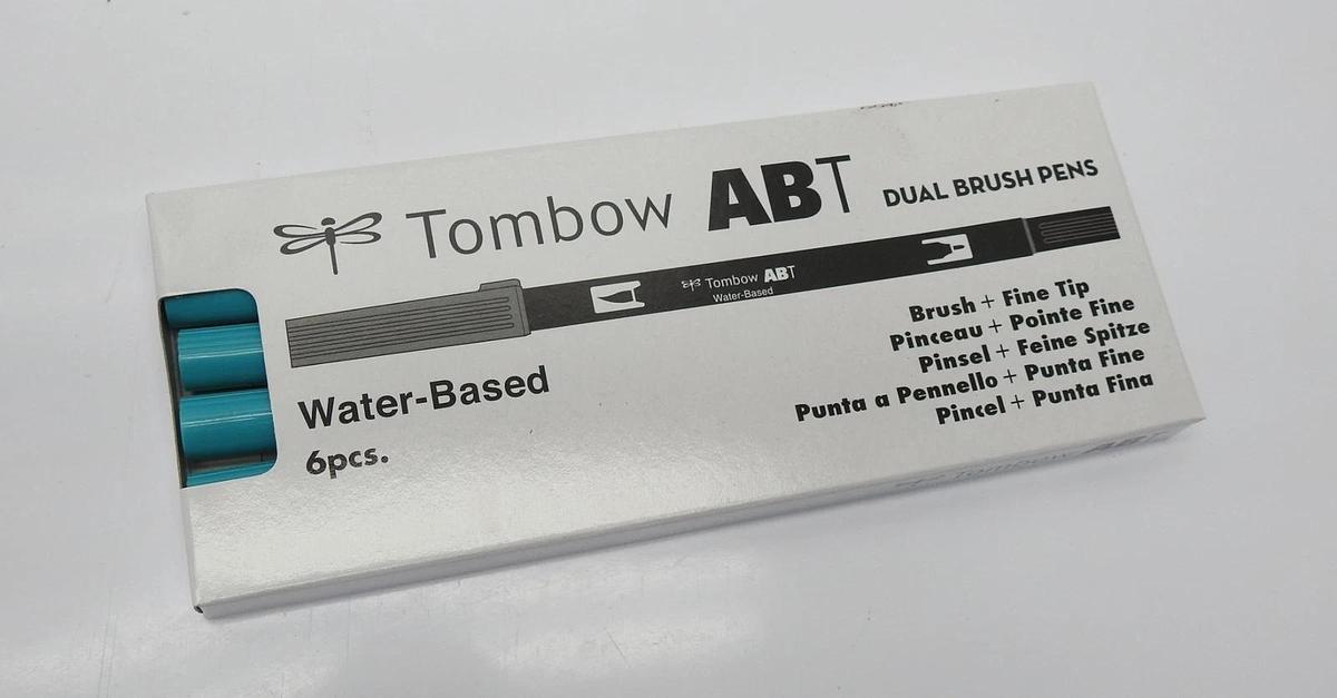 HUGE LOT of 480 - Tombow Dual Brush Pen Art Marker, 373 Sea Blue 56544/ABT-373