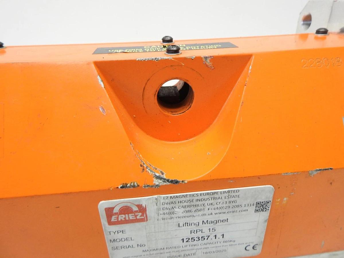 Boart Longyear 8001473 Hydraulic Rotary Actuator Eriez RPL 15 Lifting Magnet 3:1
