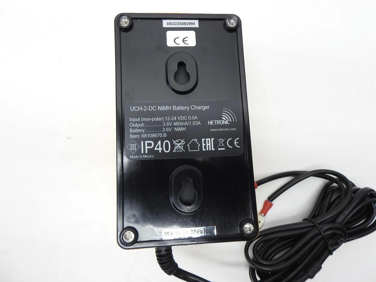 GENUINE Hetronic UCH-2-DC DC Battery Charger UCH-2, 12-24 VDC 0.5A - OEM NEW!