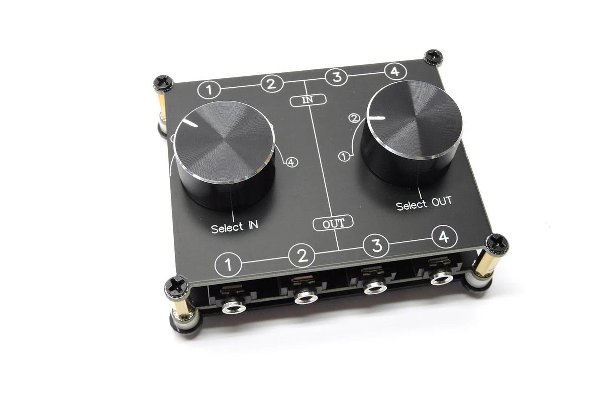 4 Input 4 Output 3.5mm Audio Switch Box | 3.5mm | 4 Input | 4 Output | Home Audio | 4 Channel
