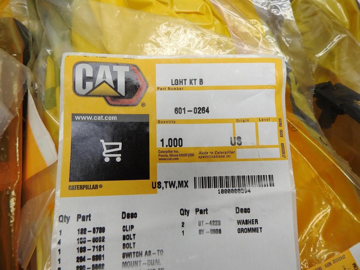 CAT 601-0264 Lighting Kit - Service for Wheel Loader - GENUINE OEM
