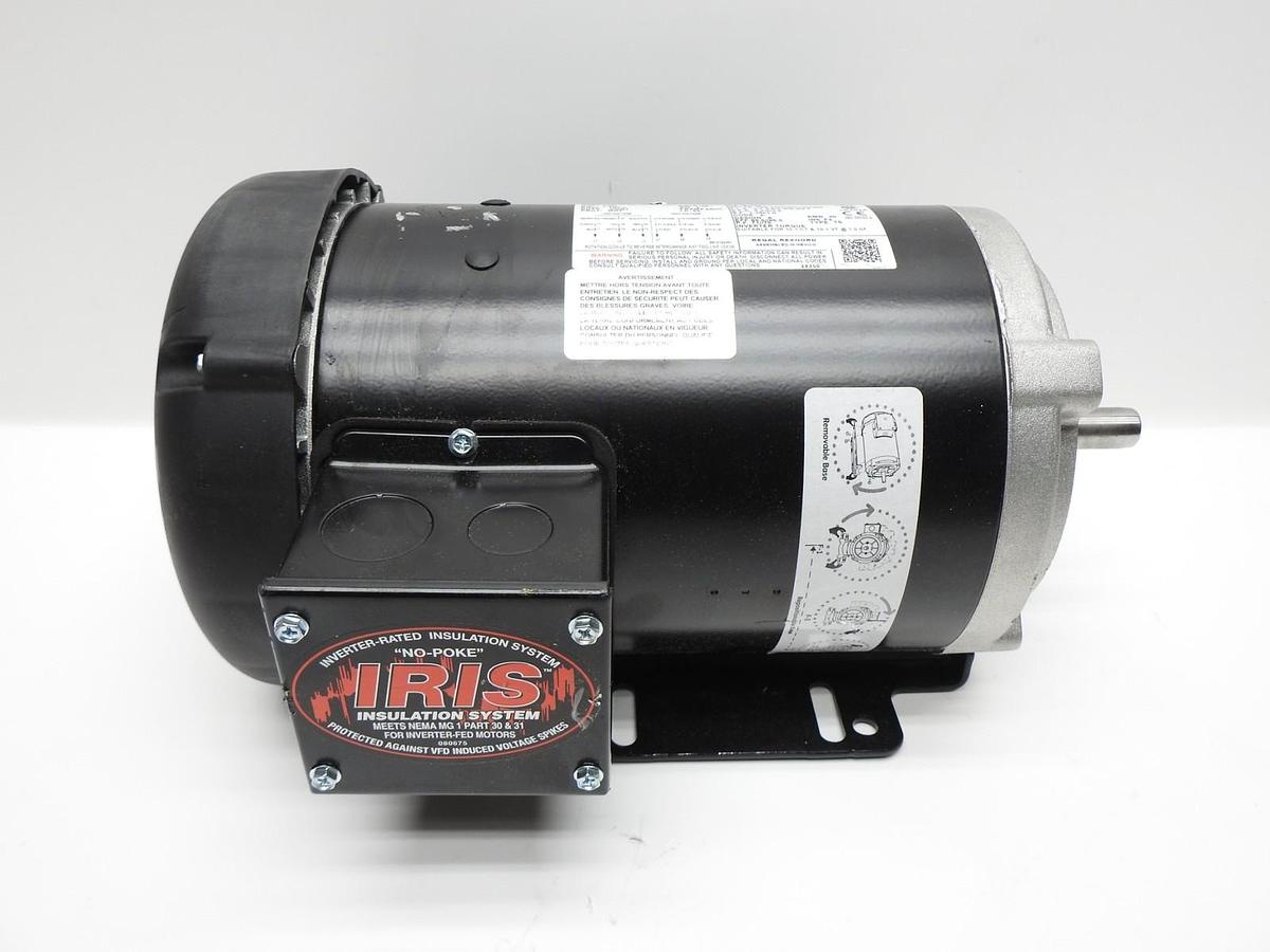 Marathon Electric FX32BK004 , 1.5 HP General Purpose Motor 56T17F15954, 3PH NEW