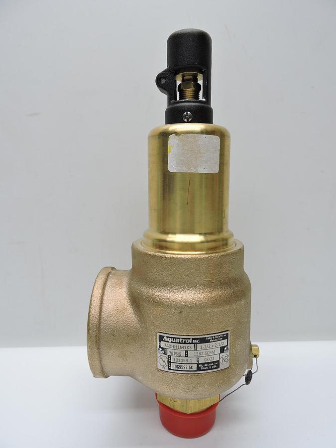 Aquatrol 740 1-1/2 x 2-1/2, 70 PSIG 1362 SCFM Safety Relief Valve - NOB NEW!