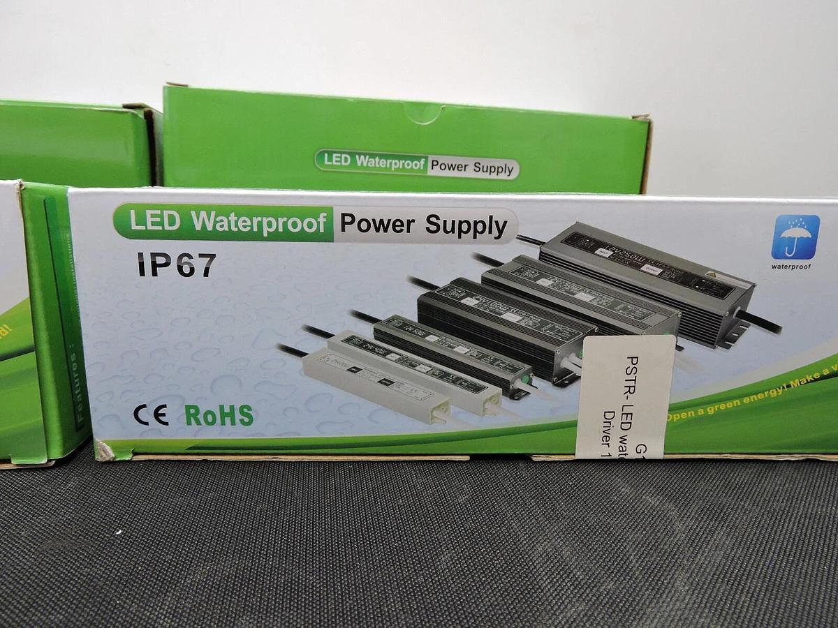 LOT OF 20 - LedeNet 12V100W Driver 277V IP67 Waterproof Power Supply 12V 100 W