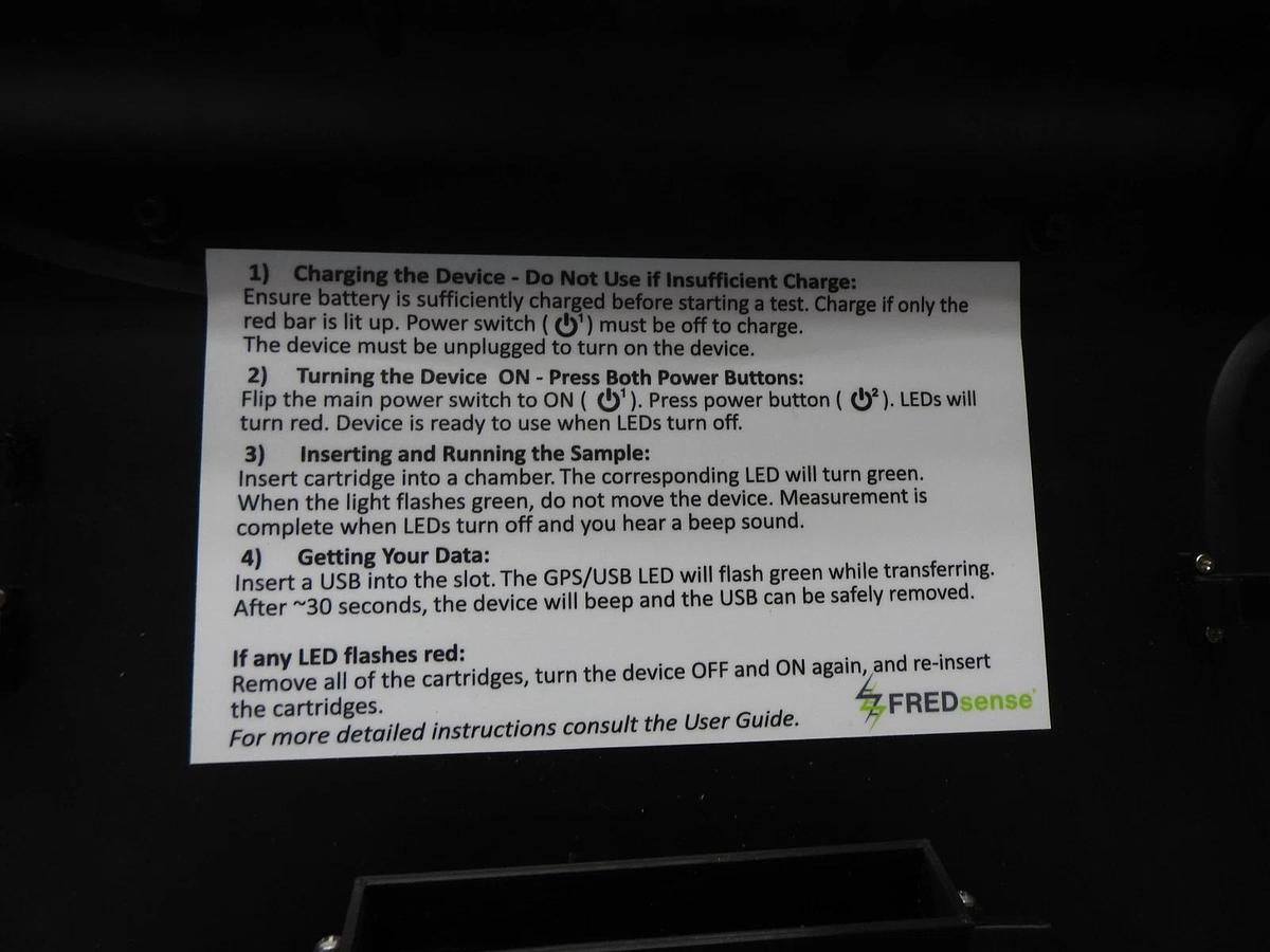 FREDsense PFAS Portable Field Testing Device Detection System