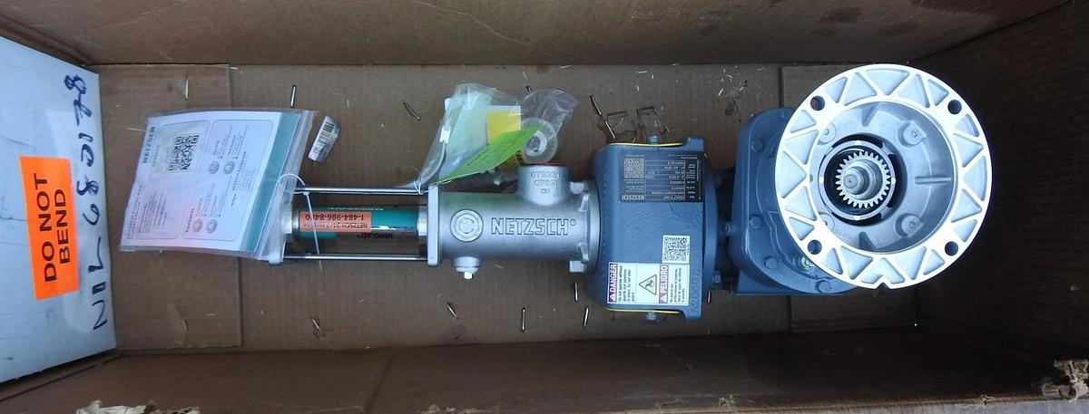 NETZSCH Type NM015 NM015/008BY03S36B NEMO PUMP .6-6 GPH 41900023 41-407 RPM- NEW
