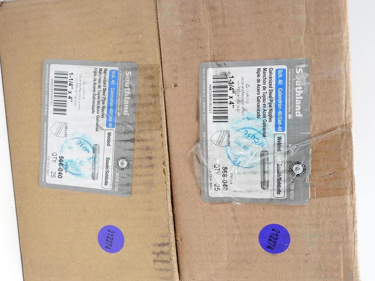 Lot of 50 - Southland 1-1/4" x 4"