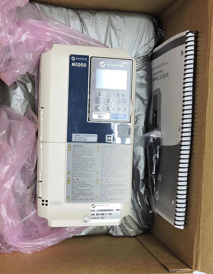 Yaskawa CIMR-LU4A0009DAC Elevator AC Drive L1000,480V 3PH,9.2A LU4A0009DAC - NEW