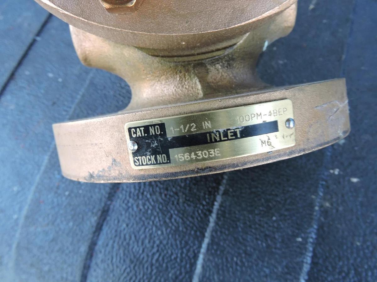 CLA-VAL 1-1/2" Control Valve (# 100PM-4) 1564303E 7HH 4810-01-264-7228 - NOB NEW