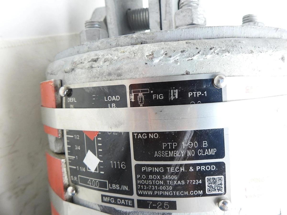 Piping Technology PTP 1-90B Variable Spring Hanger 400 lb/in Pipe Support Spring