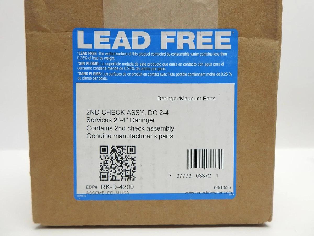 WATTS Backflow Direct RK-D-4200 2nd Check Assembly fits Deringer, Magnum OEM NEW