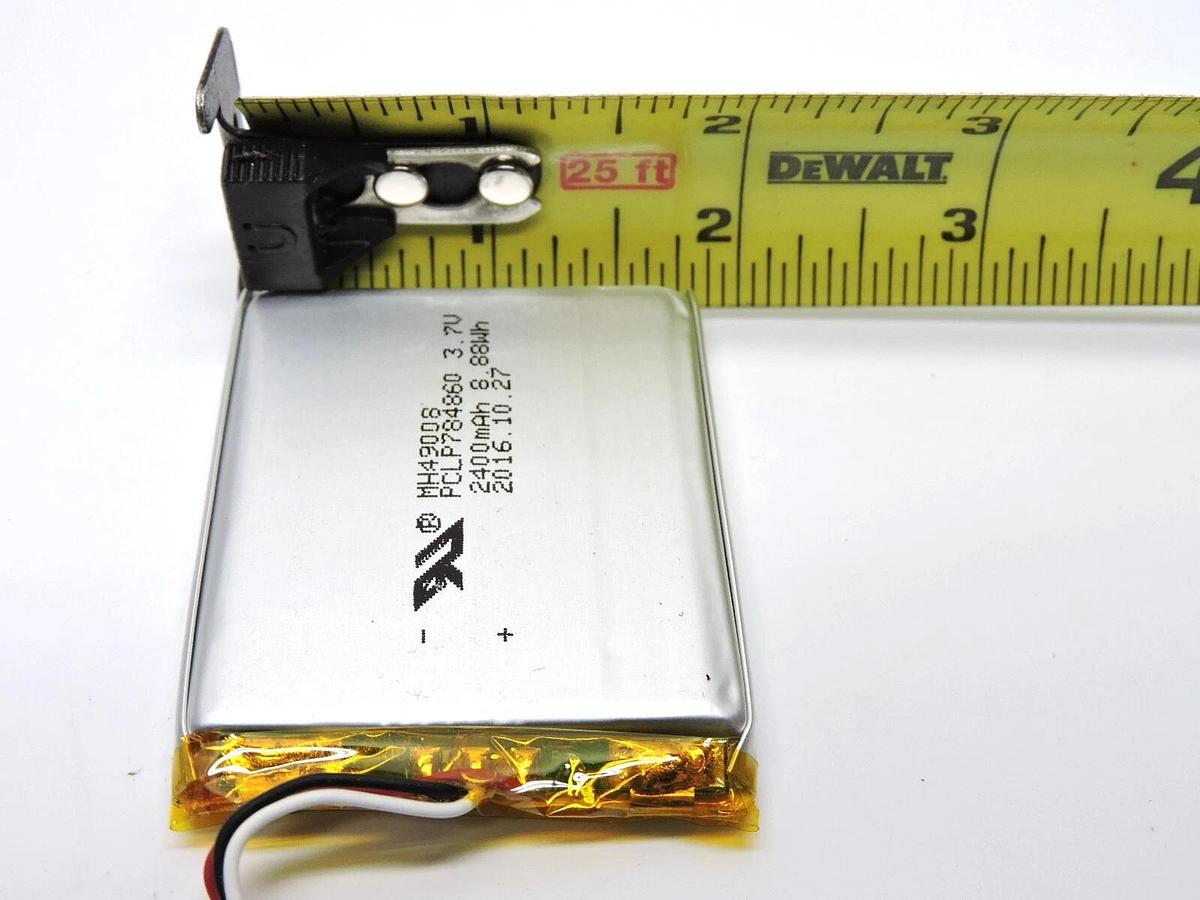 3.7V 2400mAh 8.88Wh Li-Polymer Lithium Polymer Tablet PC batteries (2 PACK)