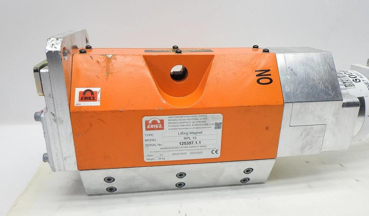 Boart Longyear 8001473 Hydraulic Rotary Actuator Eriez RPL 15 Lifting Magnet 3:1