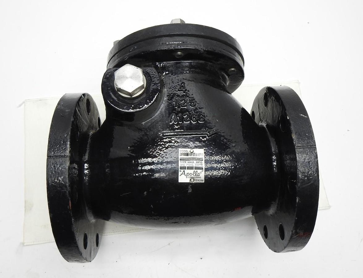 Apollo 6SC10AB1LFA 910F-LFA Swing Check Valve, 4" Nominal, Flanged End Style