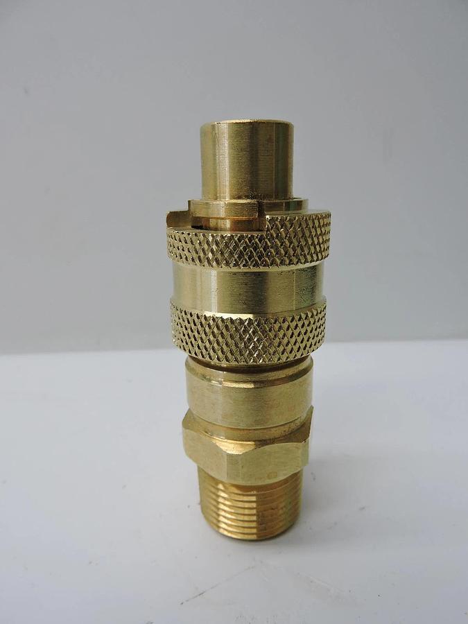 (Lot of 19) - Dixon Valve 6DM6-B Brass Automatic 3/4" Coupler x 3/4" - 14 NPTF