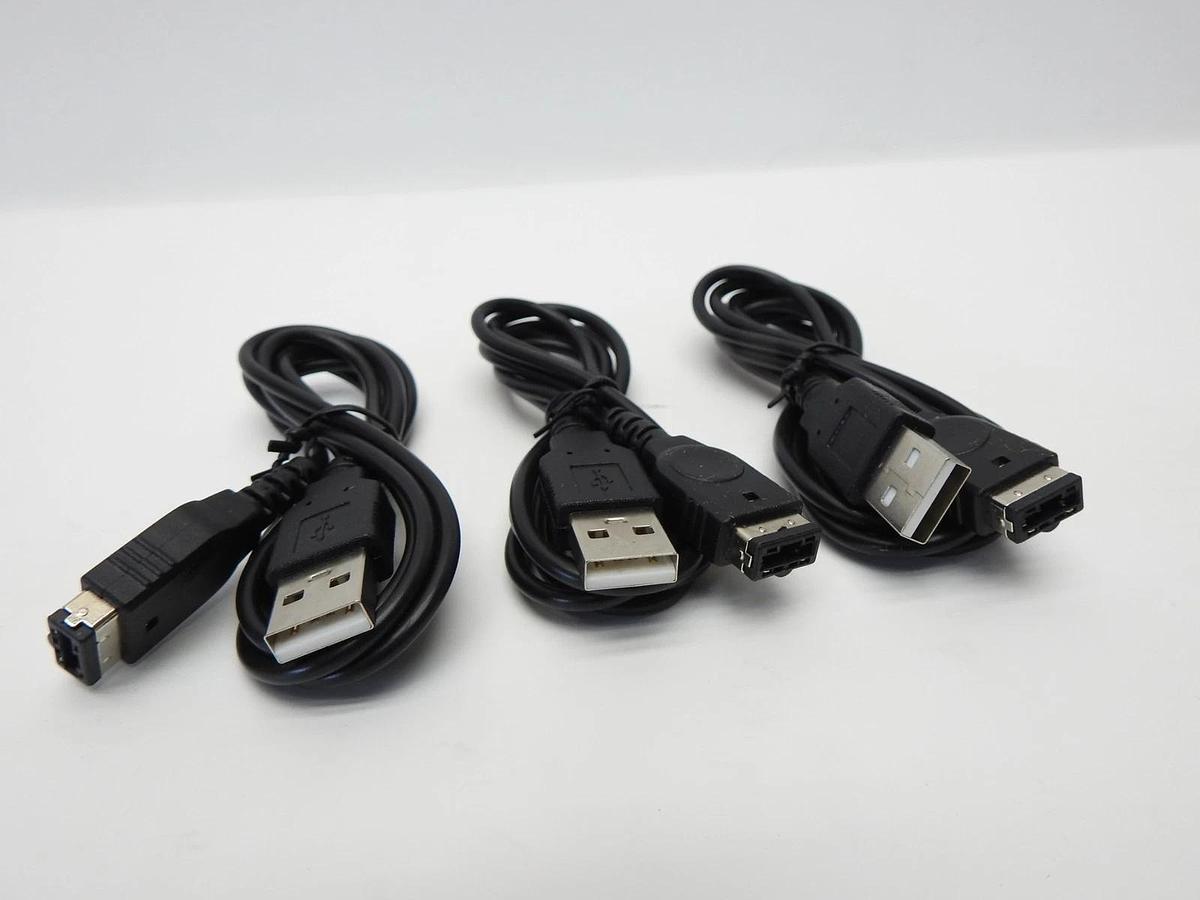 (3 pack) USB Charger Cable Cord for Nintendo Gameboy Advance GBA SP NEW