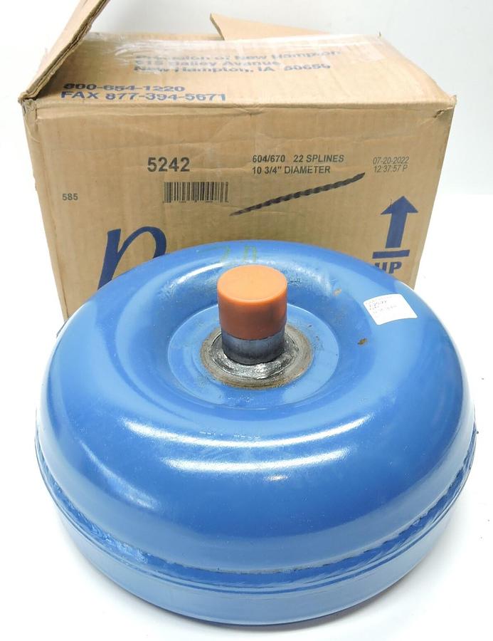 Precision of New Hampton PNH 5242 Torque Converter | 604/670 | 22 Splines | 10 3/4 | Aftermarket Branded