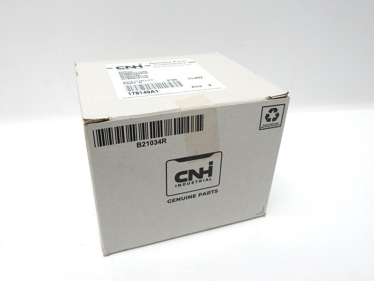 Genuine CNH 178149A1 Solenoid Switch with Cover CASE Construction OEM NEW