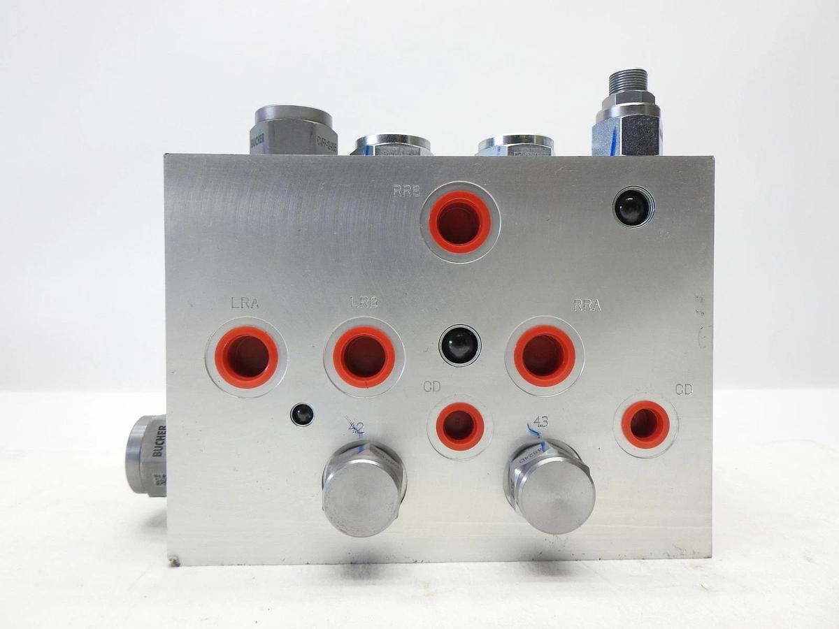 Genie 1276750GT Hydraulic Manifold Traction, 4WD Bucher Hydraulics - OEM NOB NEW