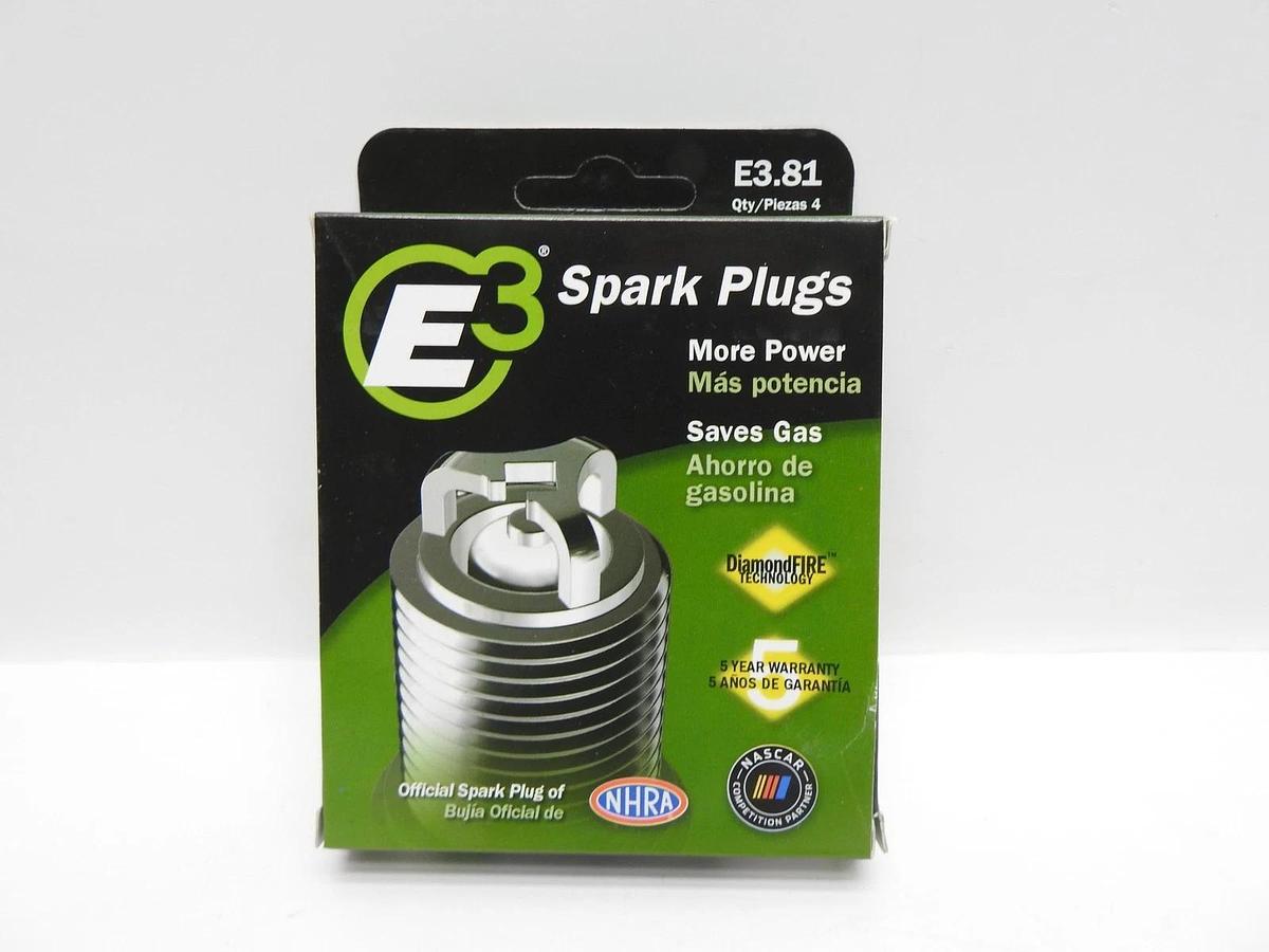 E3.81 E3 Premium Automotive Spark Plugs - 4 SPARK PLUGS - BRAND NEW IN BOX!!!