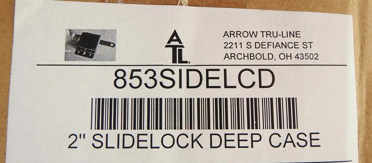 2" Slide Lock Residential Garage Door 2 Inch Track - Deep Case