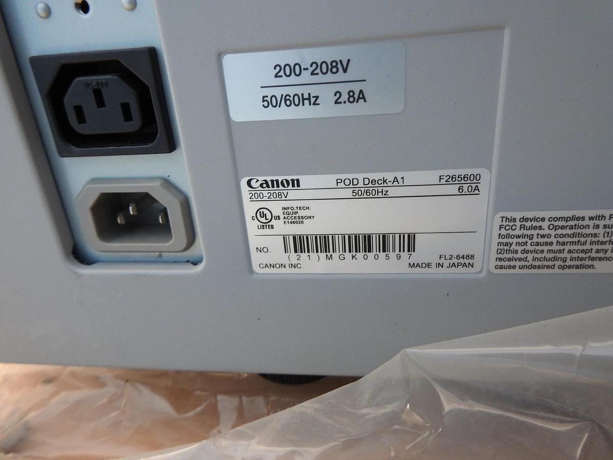 Canon POD Deck-A1 for ImagePress C7000VP/C6000VP Series - NEW w/ Freight Damages