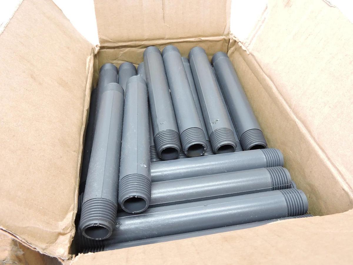 (Lot of 100) Edmund 1/2 x 6 X.H. PVC (MACH) 775040210 - NEW!