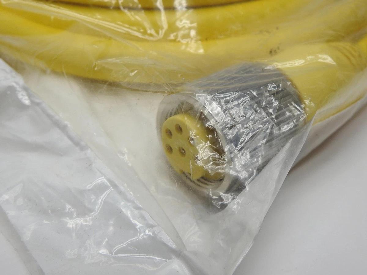 Mencom MIN-6FP2-12 MIN Size II Cordset 6 Pole, Female Straight, 8A, 12 - NEW!