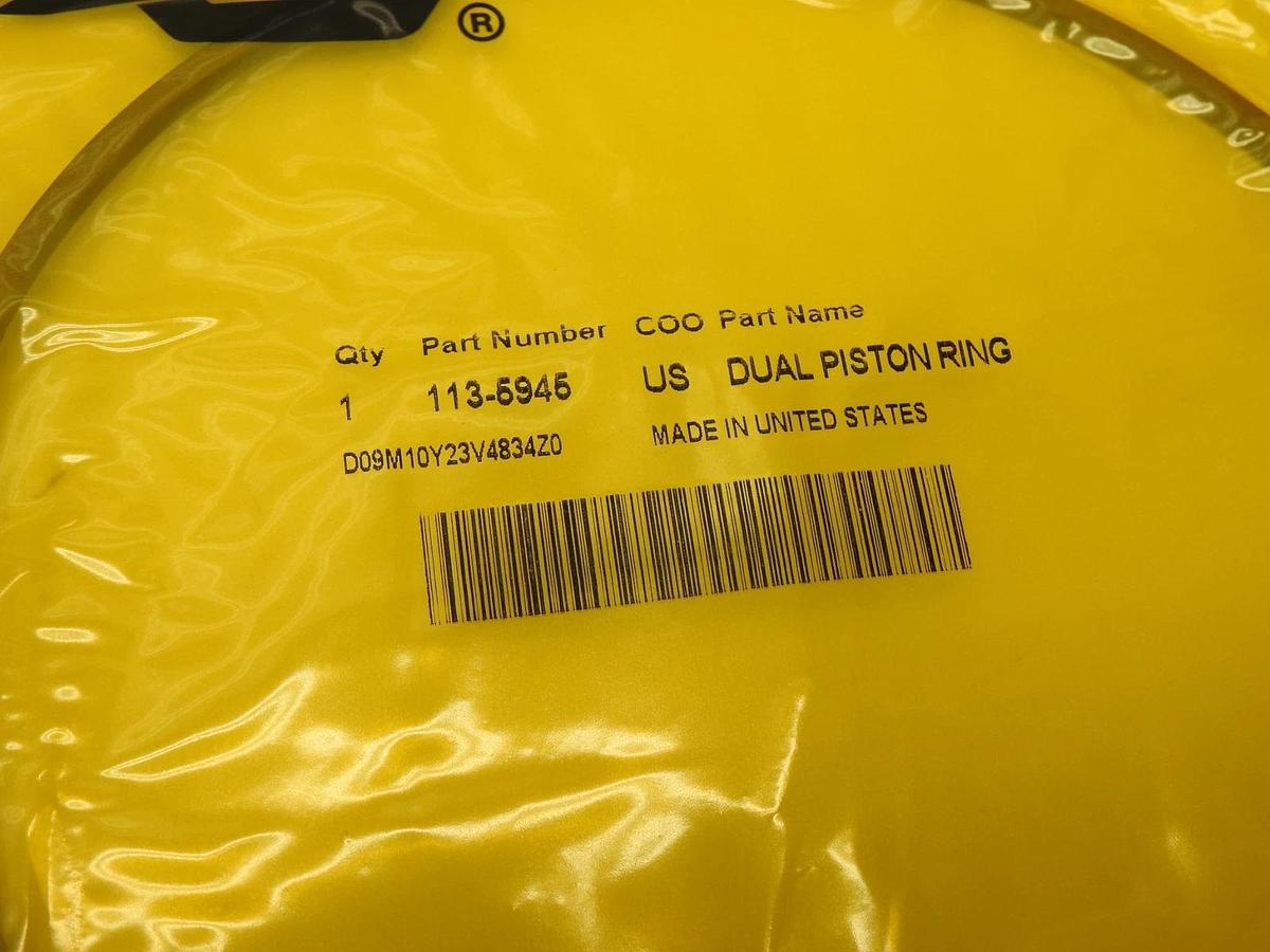 NEW OEM CAT 113-5945 Plastic Ring Seal (158.75mm Outer Diameter) Support Carrier