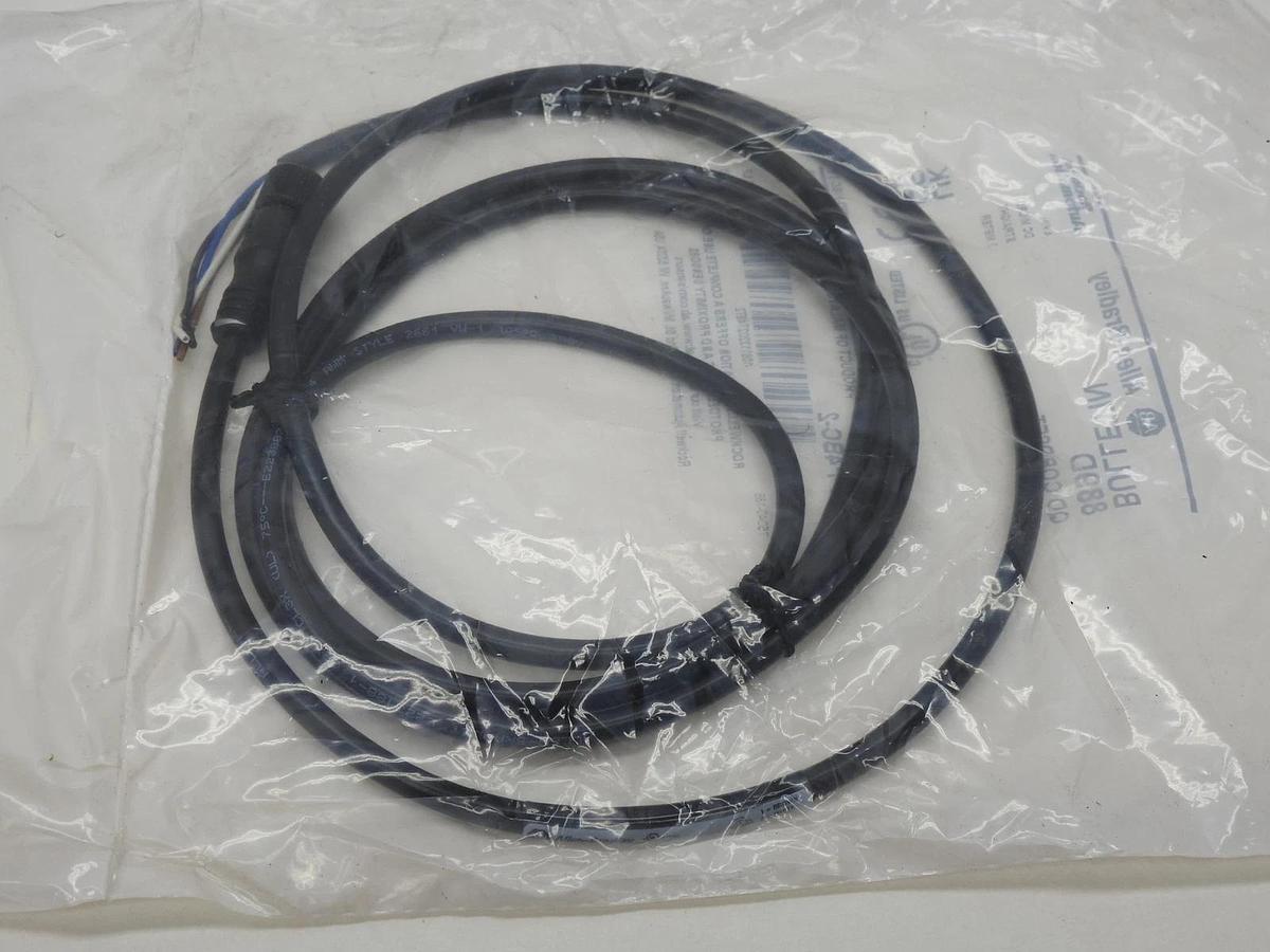 GENUINE Allen-Bradley 889D-F4BC-2 DC Micro Cable, Female, Straight (2 Meter)