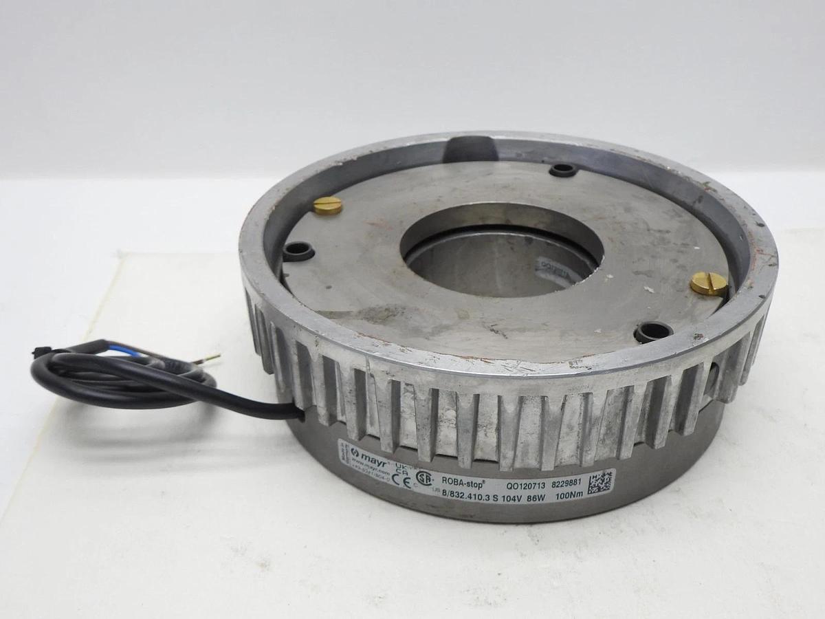MAYR Roba-Stop Safety Brake 8/832.410.3 S (86W, 104V, 100Nm)