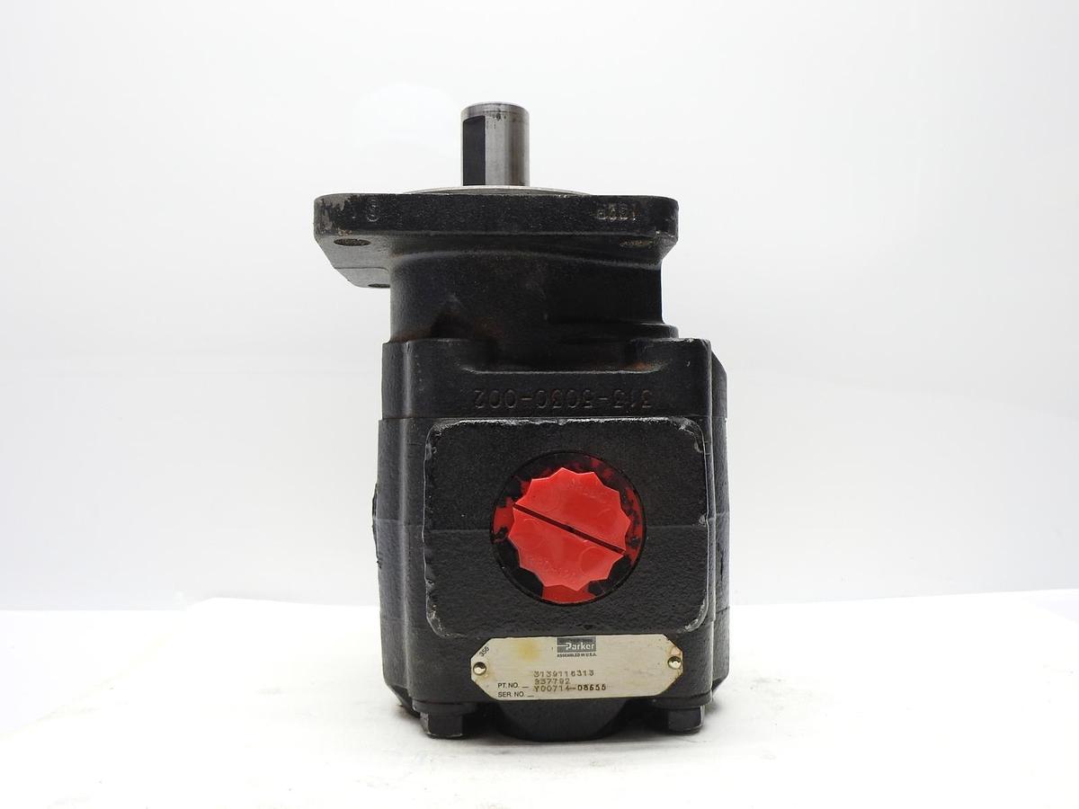 GENUINE Parker 3139116313 PGP051 Series Hydraulic Pressure Pump (4 Bolt) OEM NEW