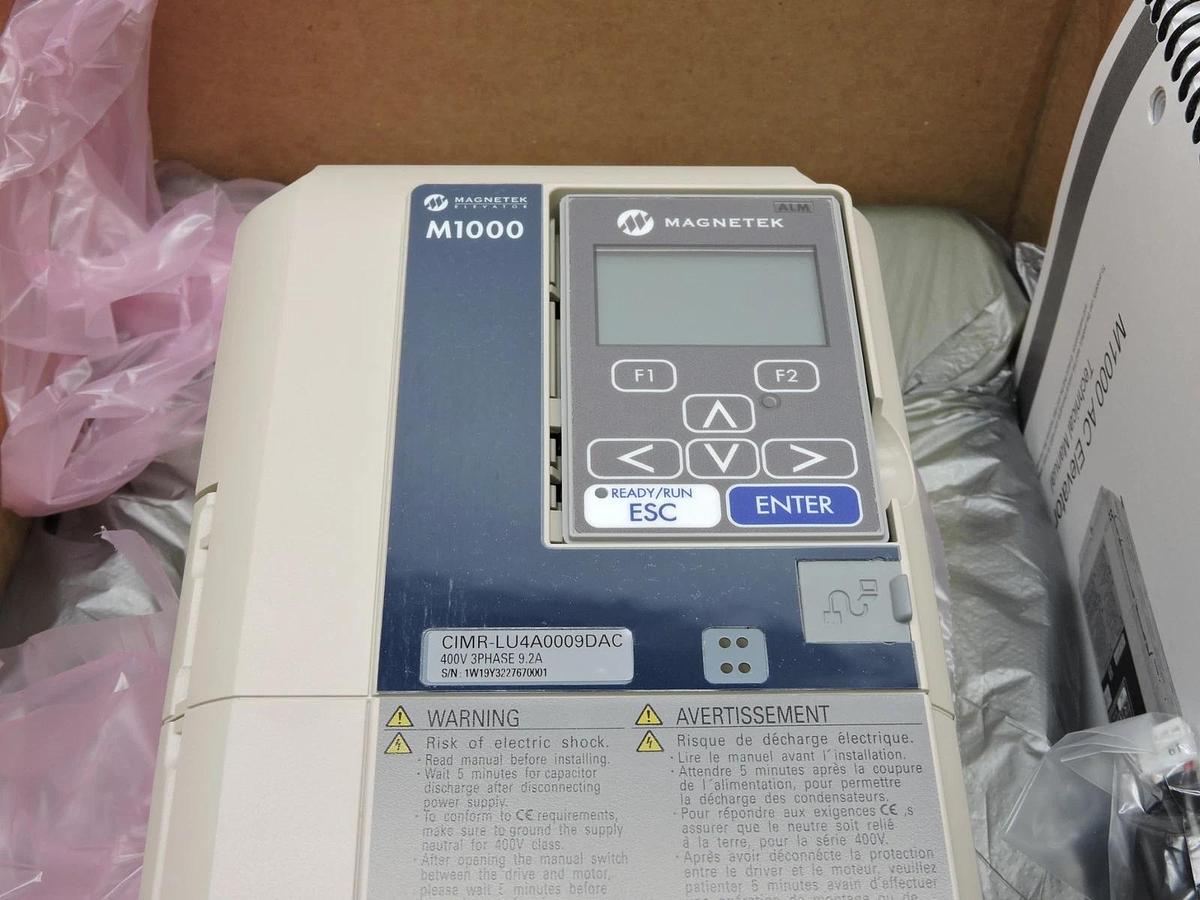 Yaskawa CIMR-LU4A0009DAC Elevator AC Drive L1000,480V 3PH,9.2A LU4A0009DAC - NEW